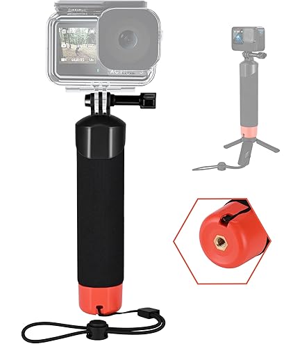 Amazon | Suptigフローティングハンドグリップ対応Gopro Hero 8 Hero 7